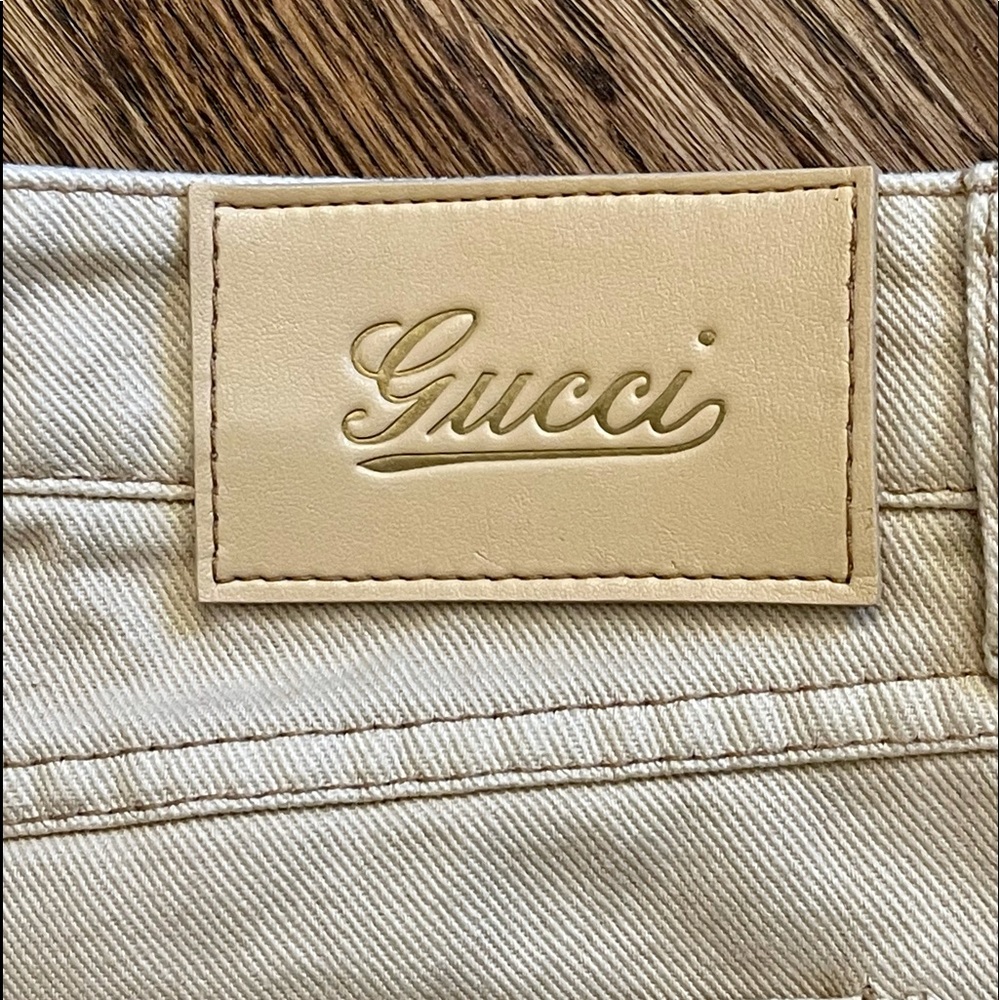 NWT Gucci beige jeans